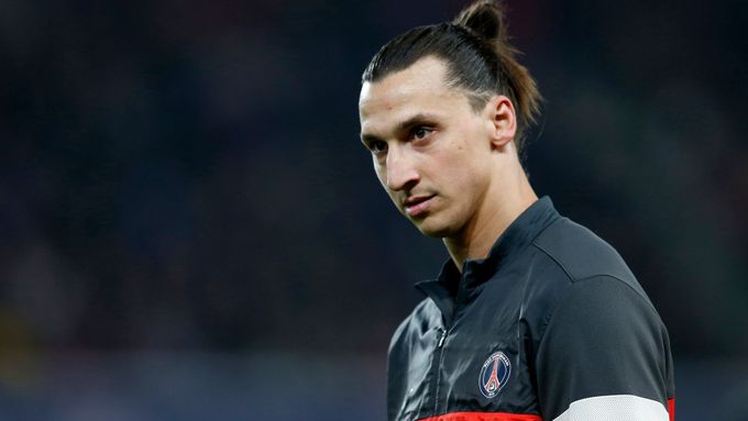 Zlatan Ibrahimovič v dresu Paris St. Germain