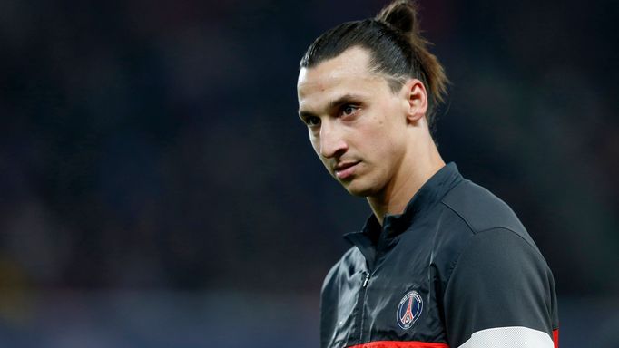 Zlatan Ibrahimovič v utkání s Ajacciem