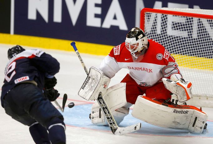 MS 2015, Slovensko-Dánsko: Marián Gáborík a Patrick Galbraith