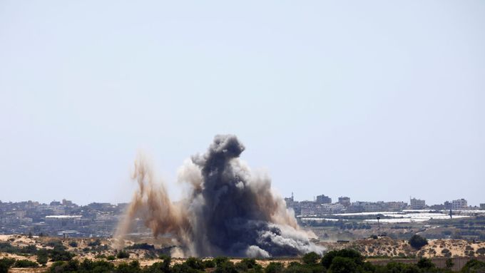 Výbuch v Pásmu Gazy