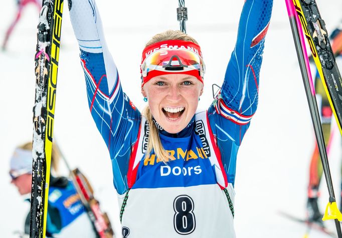 SP Pokljuka, stíhačka Ž: Eva Puskarčíková