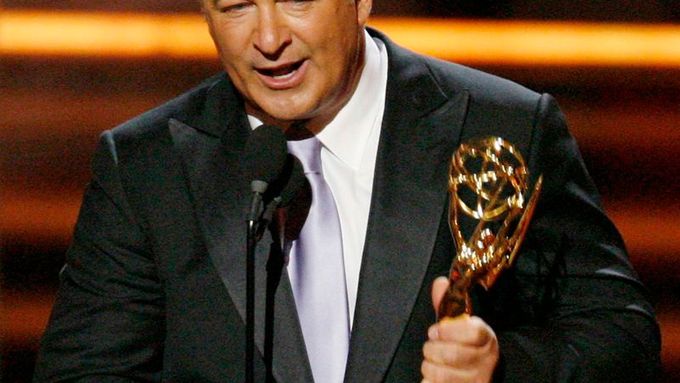 Alec Baldwin na snímku z letošního září, došel si pro jednu z cen Emmy