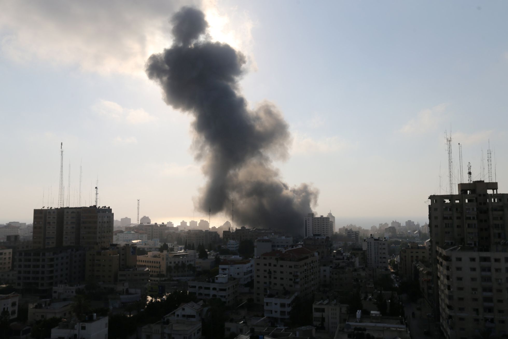 Pásmo Gazy - izraelské nálety