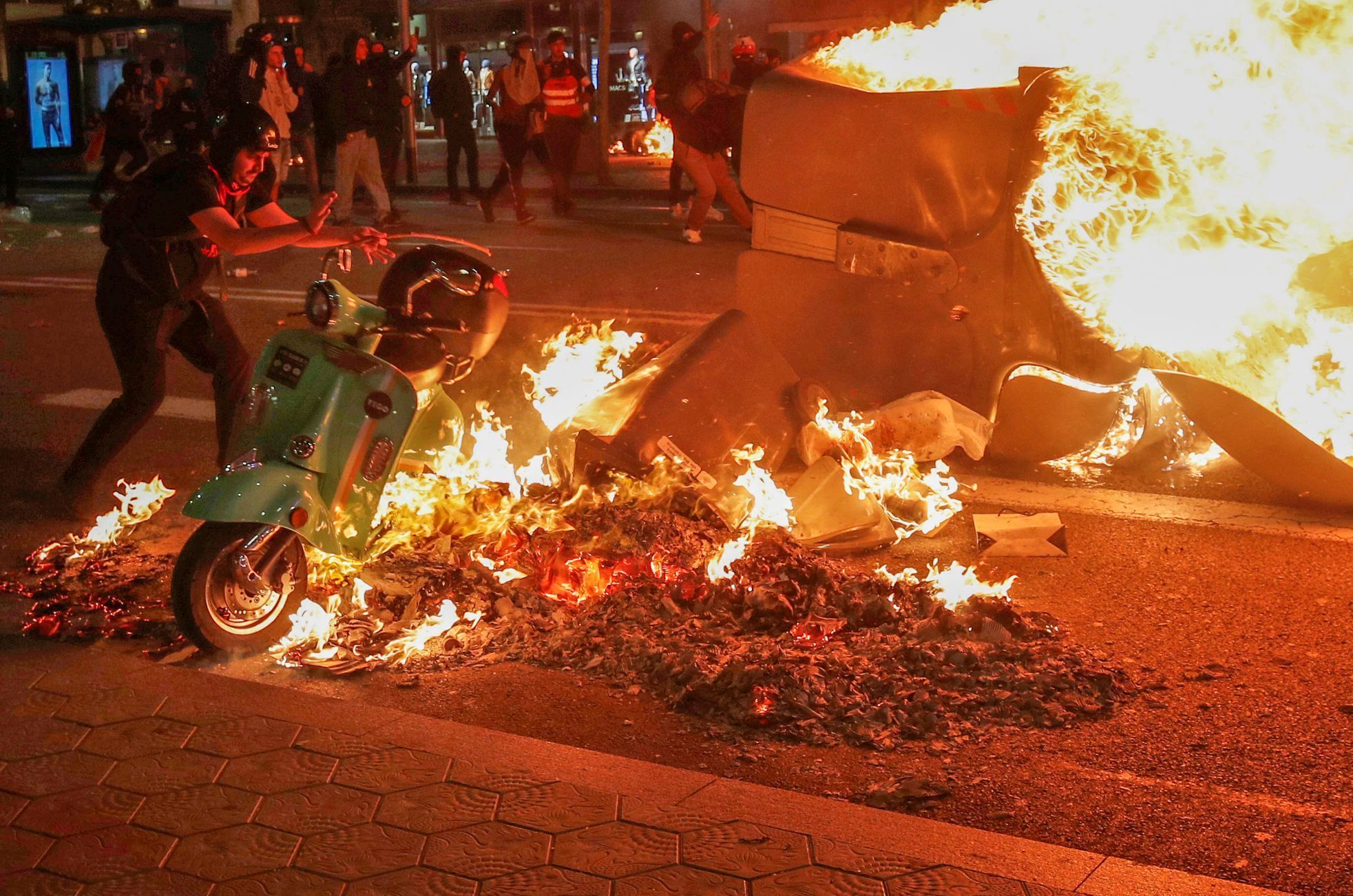 Protesty v Barceloně