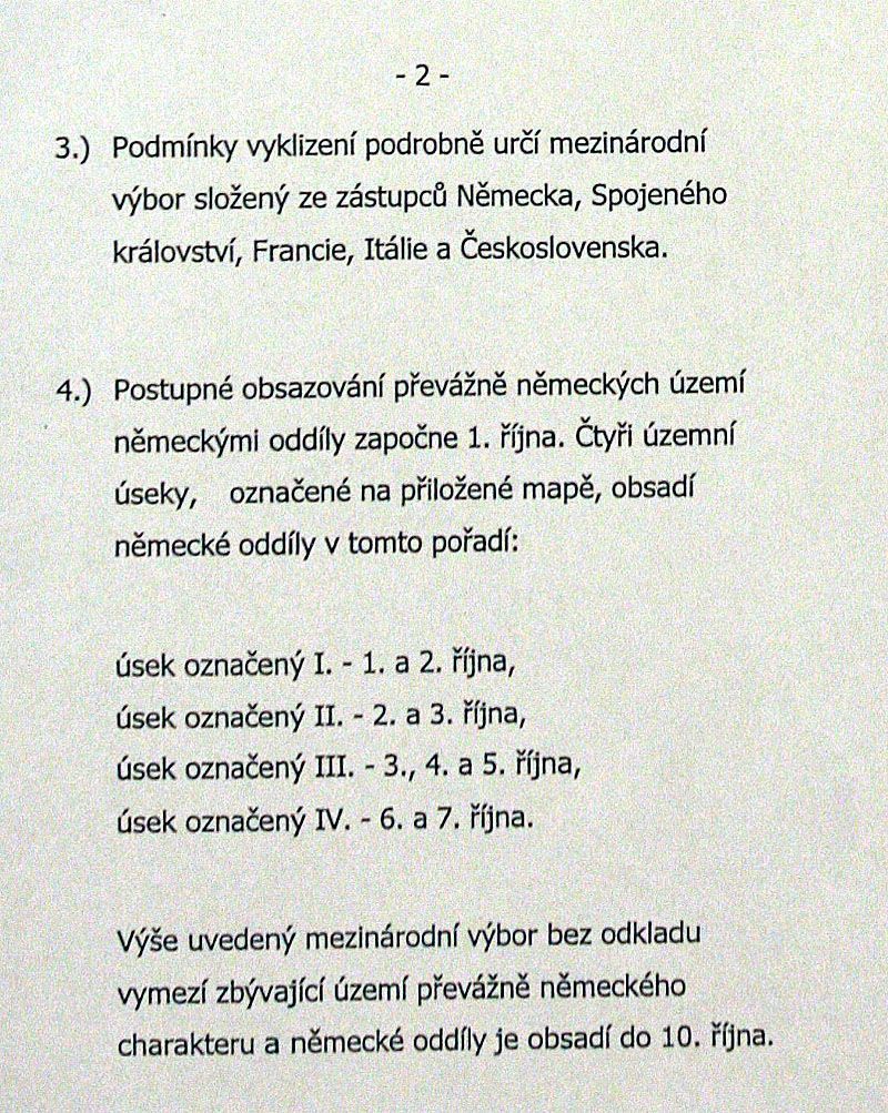 Mnichovská dohoda poprvé v Praze