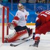 Dominik Kubalík dává gól na 2:1 v zápase Česko - Švýcarsko na ZOH 2018