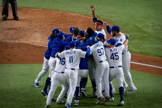 MLB 2020: Los Angeles Dodgers slaví vítězství v soutěži.