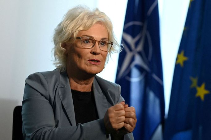 Německá ministryně obrany Christine Lambrechtová.