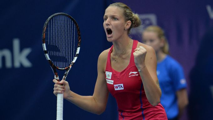 Karolína Plíšková po triumfu na turnaji v Linci.