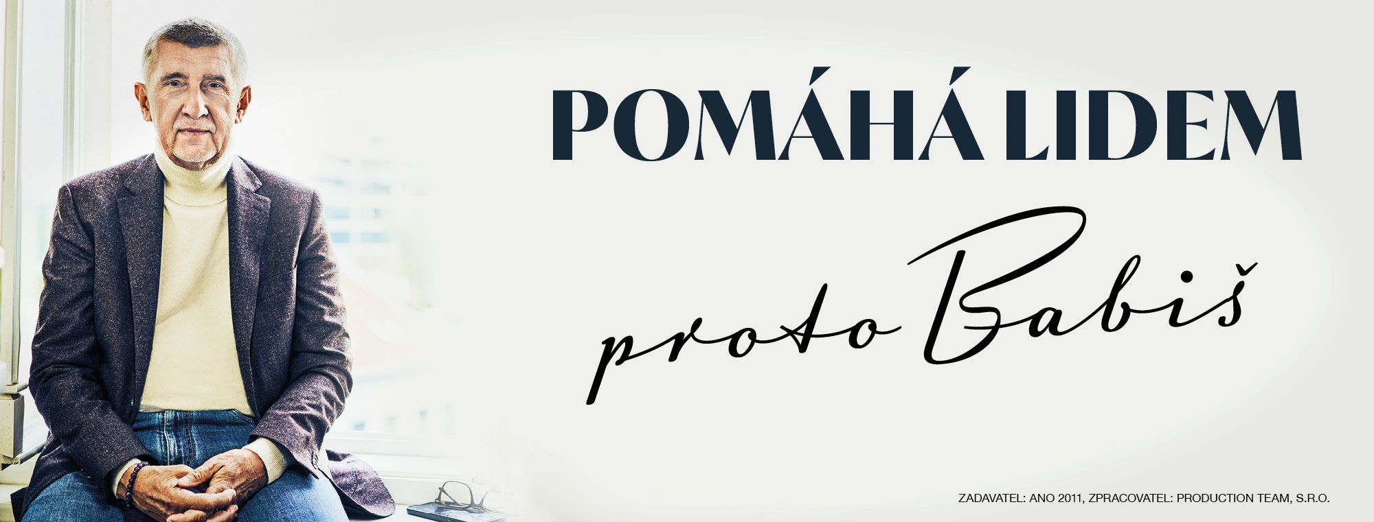 Andrej Babiš billboard