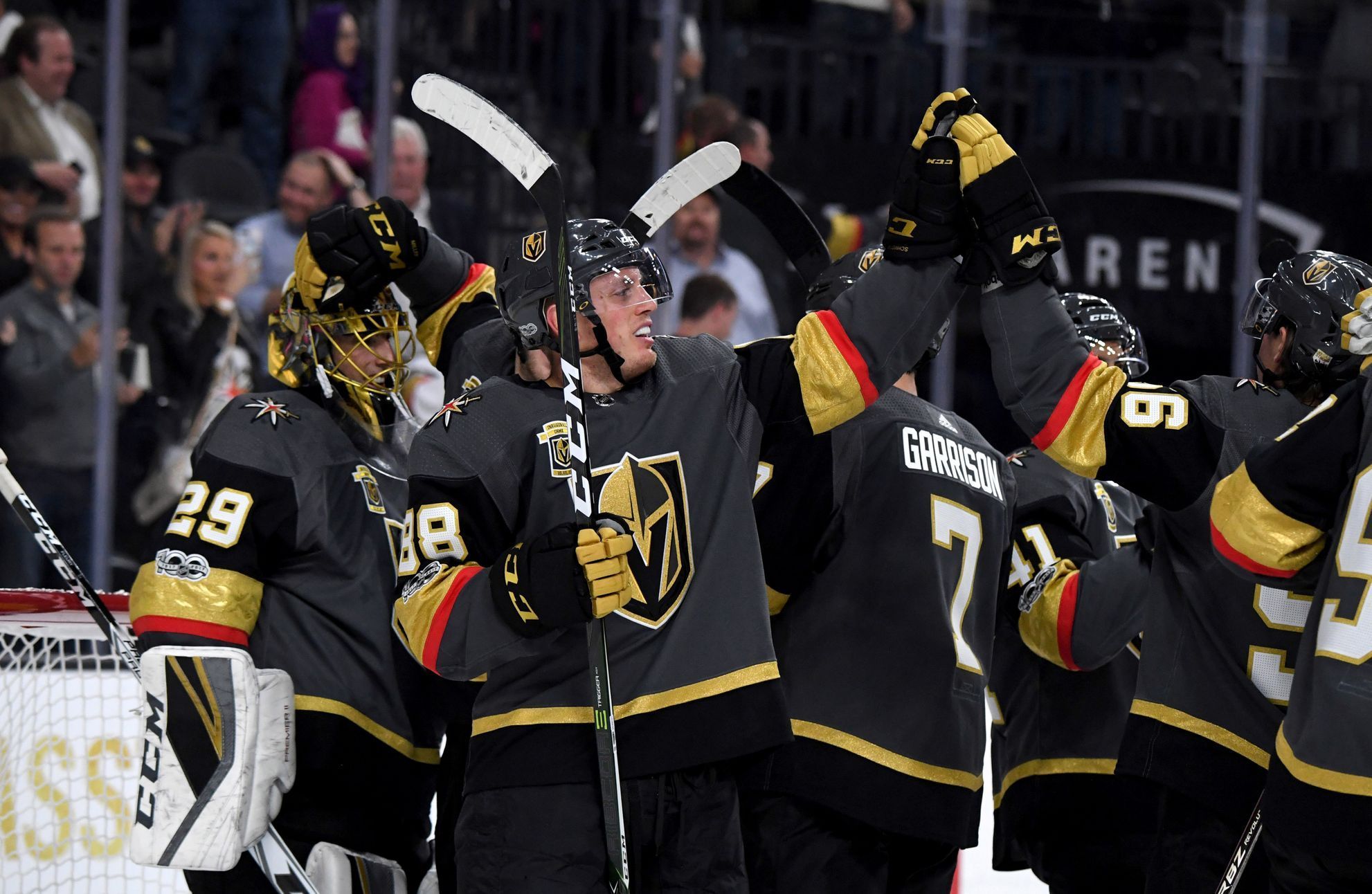 Las Vegas se raduje z první domácí výhry v NHL