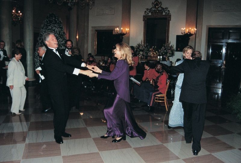 pajer havel clinton czech press photo