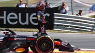 Kolize Maxe Verstappena, Red Bull a Andrey Kimi Antonelliho, Mercedes ve VC Rakouska F1 2025 - Verstappen