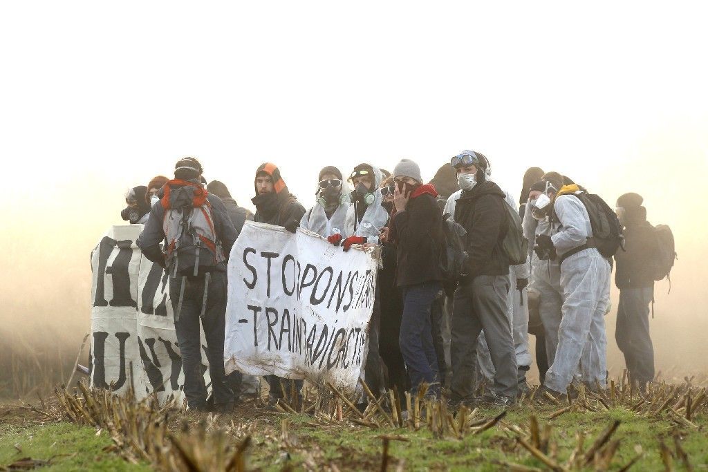 První střety kolem vlaku s jaderným odpadem ve Francii