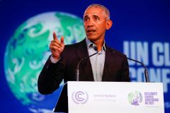 Obama v Glasgow: Dům vám to zaplaví, i když jste republikán a změnám klimatu nevěříte