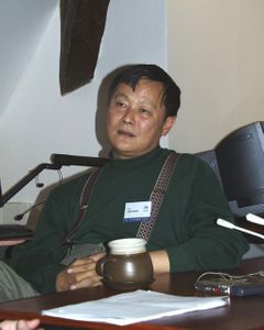 Wej Ťing-šeng během návštěvy Prahy v roce 1997.