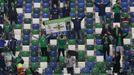 Soccer Football - Euro 2020 Playoff Final - Northern Ireland v Slovakia - Windsor Park, Belfast, Northern Ireland, Britain - November 12, 2020 Northern Ireland fans insid