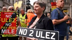 Campaigners protest as London's ULEZ zone expands