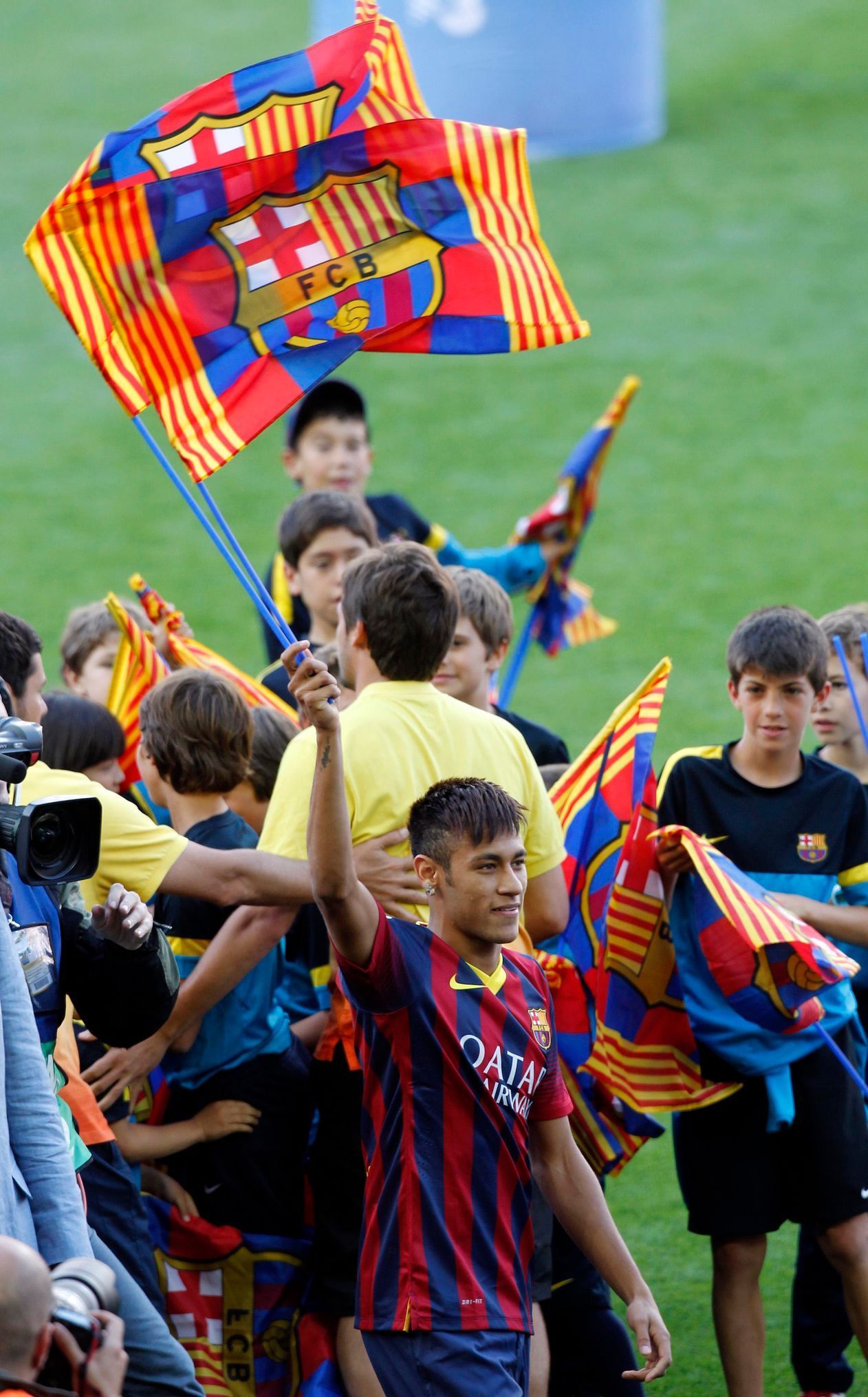 Nový hráč FC Barcelona Neymar