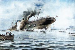 Zkáza lodi Lusitania. Německá ponorka zabila 1198 lidí, urychlila vstup USA do války