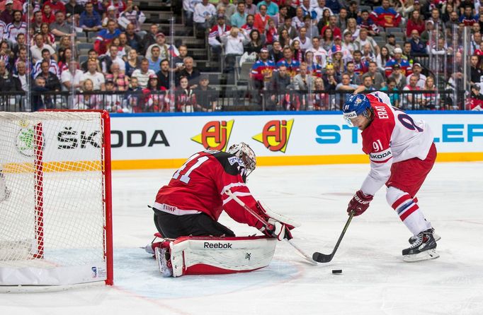 MS 2015, SF Česko-Kanada: Martin Erat - Mike Smith