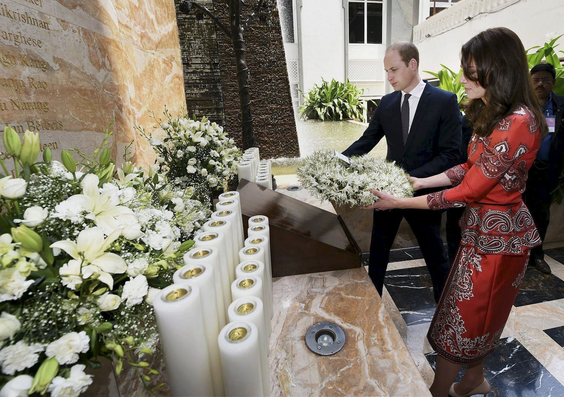 Princ William s chotí Kate v Indii