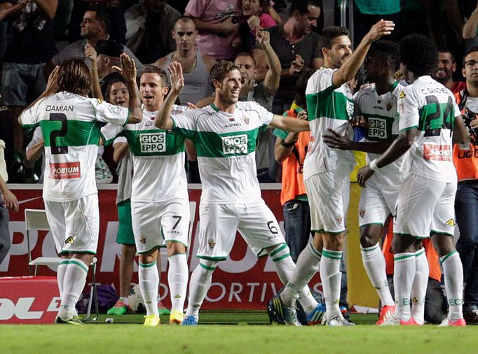 Radost fotbalistů Elche