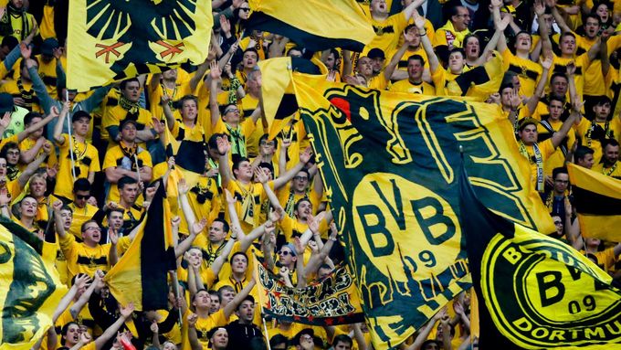 Fanoušci Borussie Dortmund.