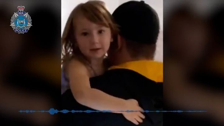 "Máme tě, holčičko." Australská policie zveřejnila záznam z nálezu čtyřleté Cleo; Zdroj foto: WA Police Force