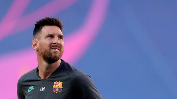 Lionel Messi před čtvrtfinále LM Barcelona - Bayern.