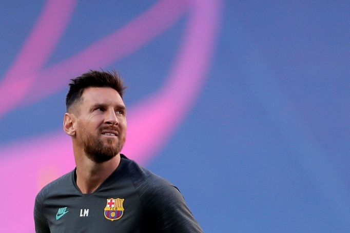 Lionel Messi před čtvrtfinále LM Barcelona - Bayern.