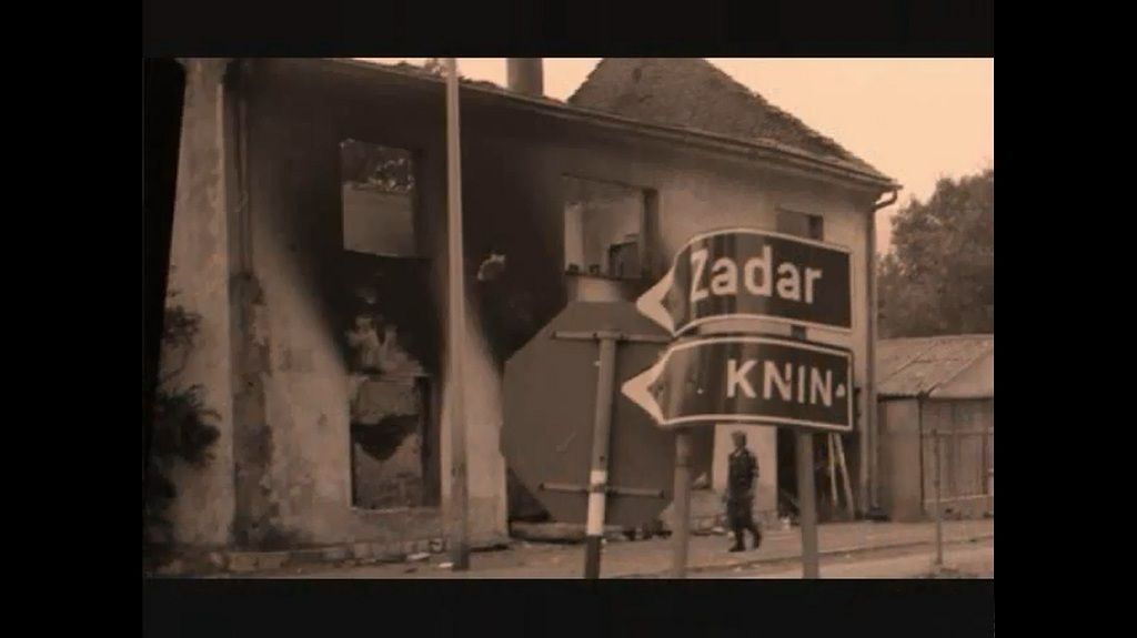 Donji Lapač během Operace Bouře 1995