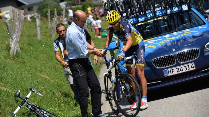 Kreuziger odstoupil z Vuelty a teď neví, jestli pojede na MS. Po Tour de France je úplně vyždímaný.