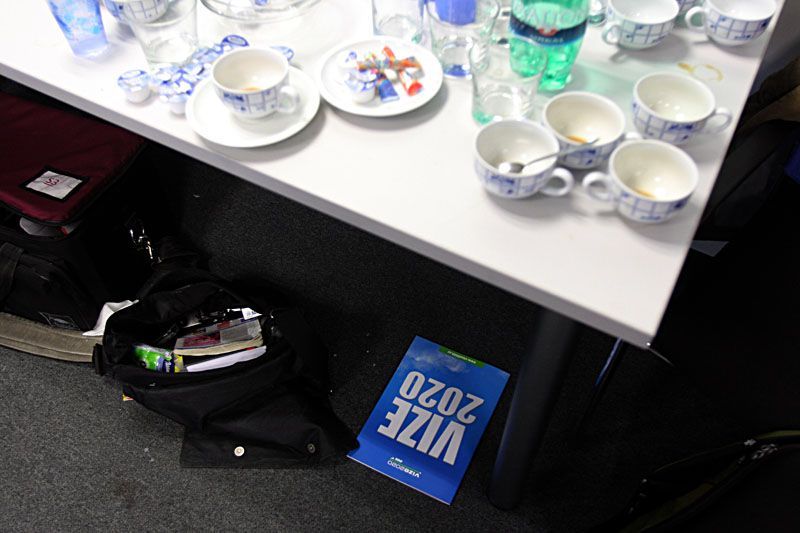 Novináři čekají na tiskovou konferenci ODS
