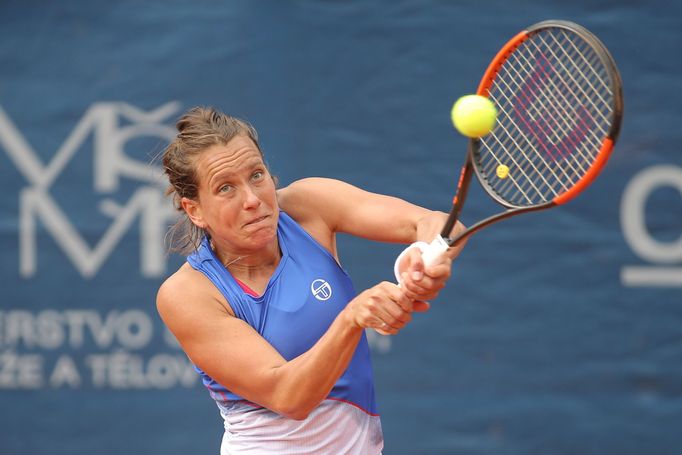 Barbora Strýcová na Prague Open 2018