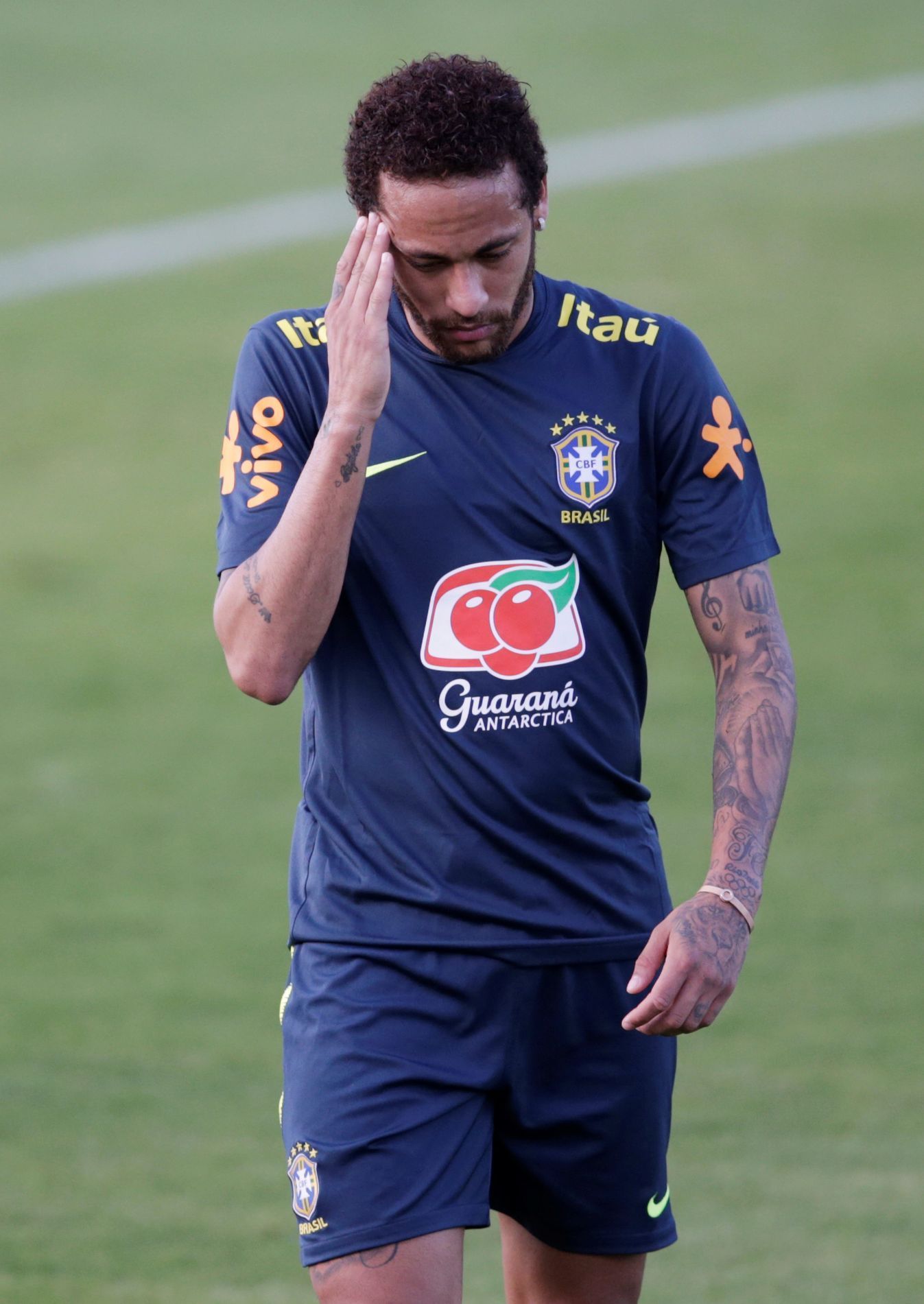 Neymar na tréninku před Copa America 2019