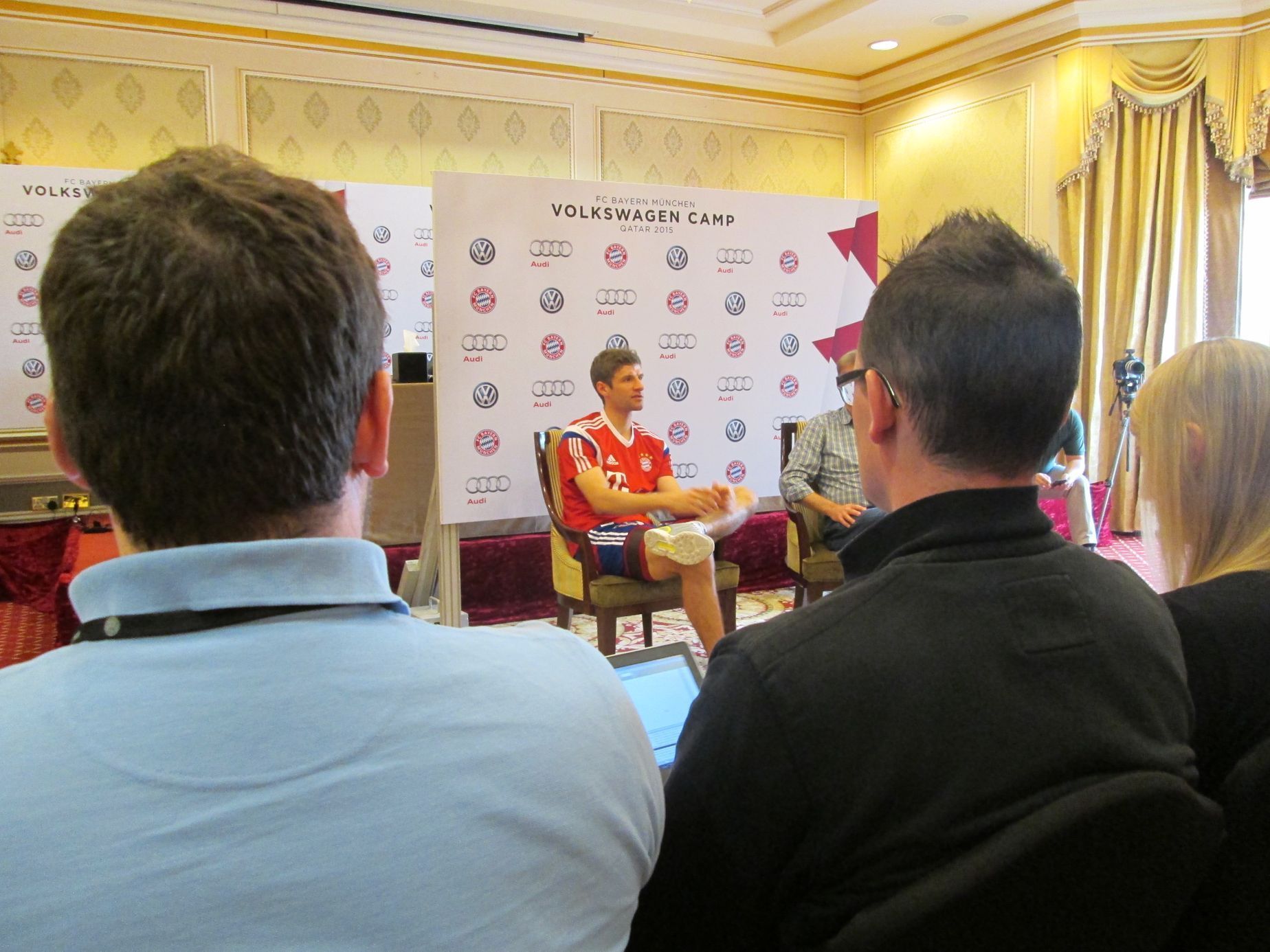 Fotbalisté Bayernu Mnichov příprava v Kataru