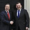 David Cameron a Petr Nečas v Downing Street 10