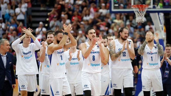 Čeští basketbalisté po výhře nad Izraelem na EuroBasketu 2022