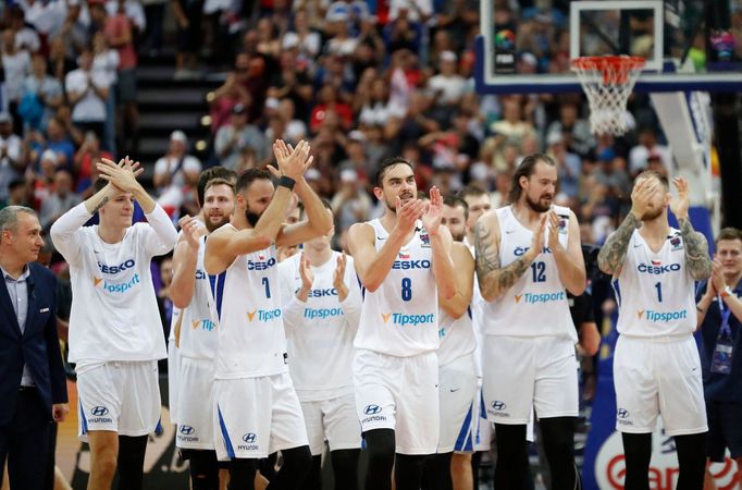 Čeští basketbalisté po výhře nad Izraelem na EuroBasketu 2022