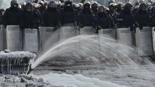 Majdan, leden 2014.