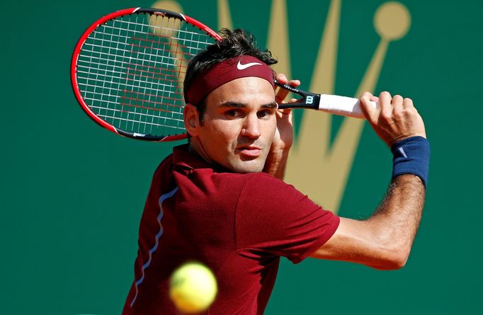 Roger Federer na turnaji v Monte Carlu