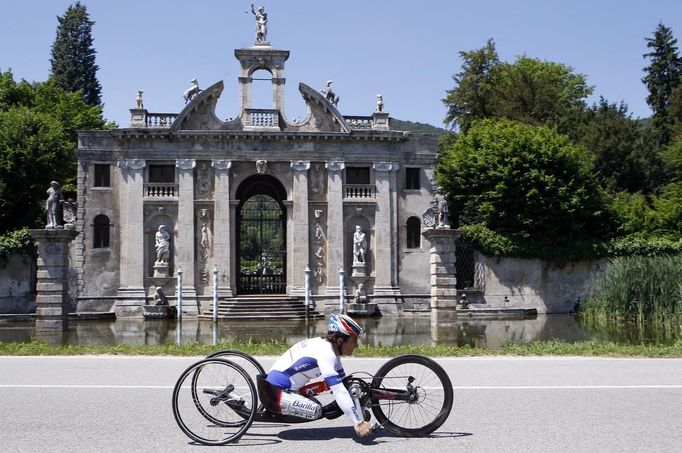 Bývalý pilot F1 Alex Zanardi se připravuje na paralympiádu v Londýně