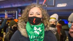 Marta Lempartová, aktivistka - Strajk kobiet, Polsko, demonstrace, potratový zákon, policie, stávka žen, MDŽ, 8. 3. 2021