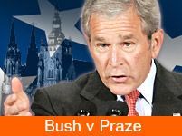 Bush v Praze