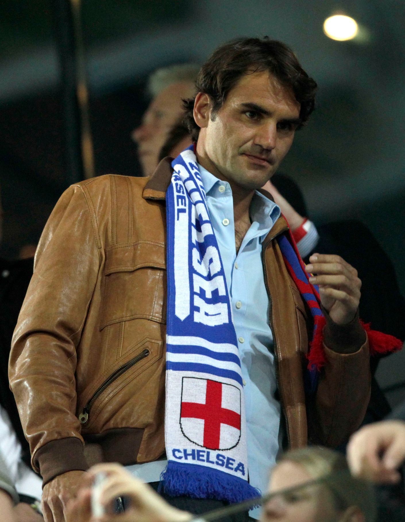 Fotbal, EL, Basilej - Chelsea: Roger Federer