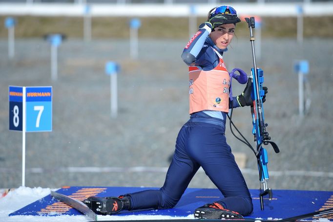 Biatlon, trénink, Nové Město na Moravě, Světový pohár, Lisa Vittozziová