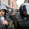 V Bolívii se demonstrující invalidé střetli s policii