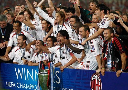 AC Milán, vítěz Ligy mistrů