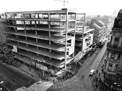 Foto ze stavby obchodního domu Tesco - další fotografie najdete v OBRAZOVÉ GALERII